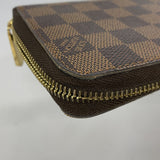 【6cc3166】ルイヴィトン 長財布 ダミエ ジッピーウォレット N60015 エベヌ【中古】メンズ レディース ユニセックス