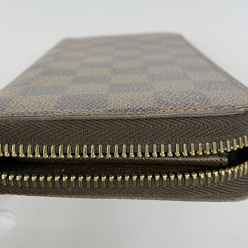 【6cc3166】ルイヴィトン 長財布 ダミエ ジッピーウォレット N60015 エベヌ【中古】メンズ レディース ユニセックス