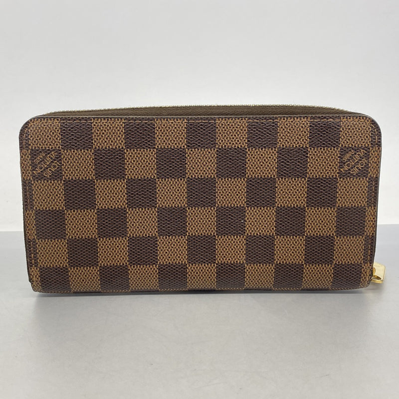 【6cc3166】ルイヴィトン 長財布 ダミエ ジッピーウォレット N60015 エベヌ【中古】メンズ レディース ユニセックス