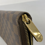 【6cc3166】ルイヴィトン 長財布 ダミエ ジッピーウォレット N60015 エベヌ【中古】メンズ レディース ユニセックス