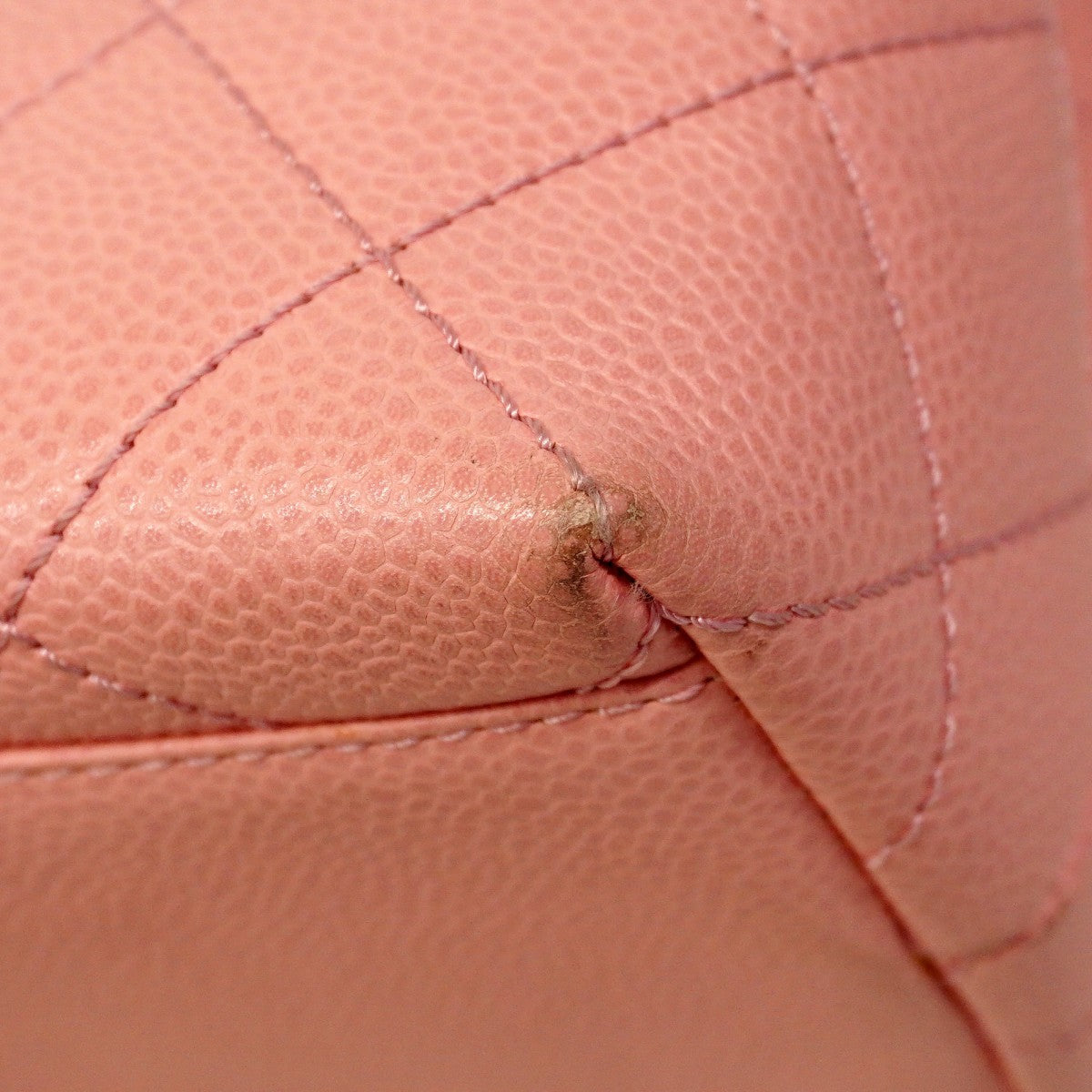 ★最終価格★SALE【6cc3184-k】シャネル ハンドバッグ マトラッセ キャビアスキン ピンク ゴールド金具【中古】レディース