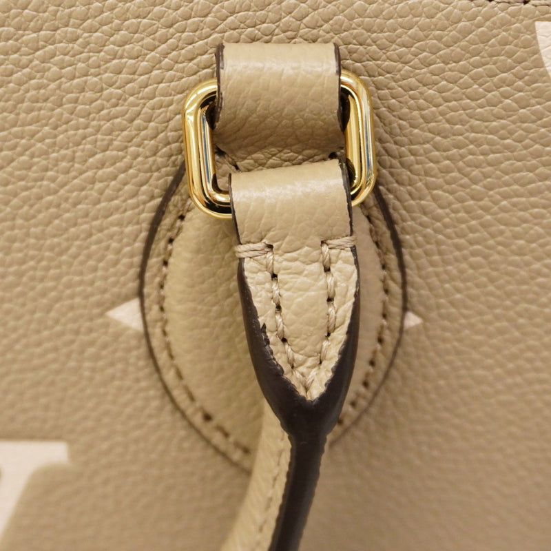 【6cc3186】ルイヴィトン ハンドバッグ モノグラム・アンプラント バイカラー オンザゴーPM M45779 トゥルトレール クレーム 2wayバッグ【中古】レディース