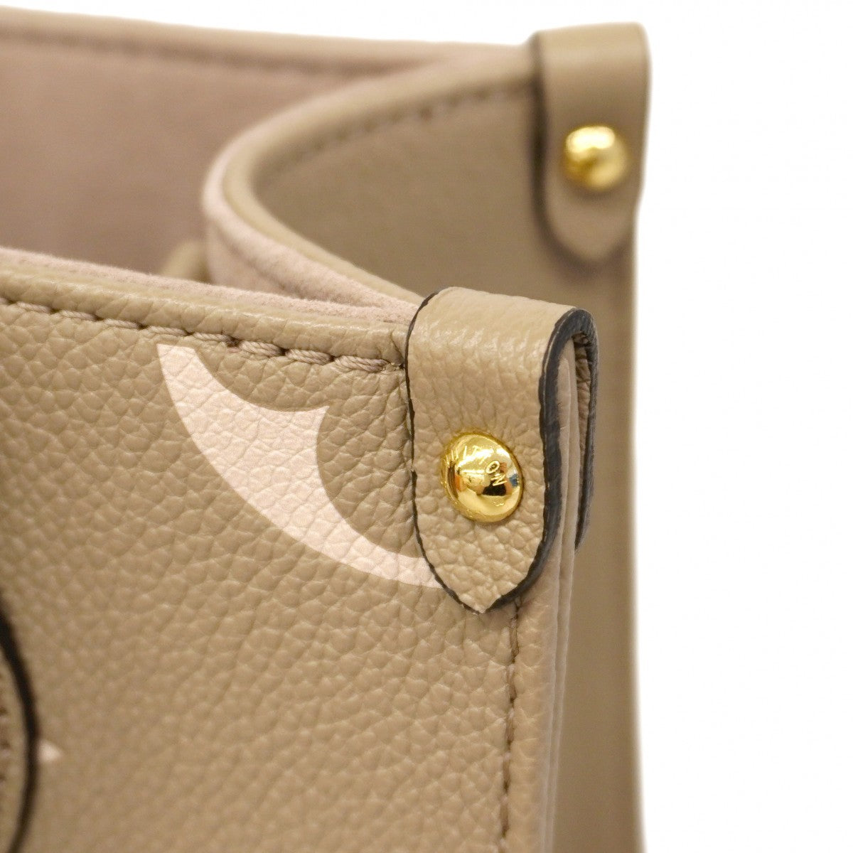 【6cc3186】ルイヴィトン ハンドバッグ モノグラム・アンプラント バイカラー オンザゴーPM M45779 トゥルトレール クレーム 2wayバッグ【中古】レディース
