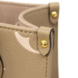 【6cc3186】ルイヴィトン ハンドバッグ モノグラム・アンプラント バイカラー オンザゴーPM M45779 トゥルトレール クレーム 2wayバッグ【中古】レディース