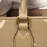 【6cc3186】ルイヴィトン ハンドバッグ モノグラム・アンプラント バイカラー オンザゴーPM M45779 トゥルトレール クレーム 2wayバッグ【中古】レディース