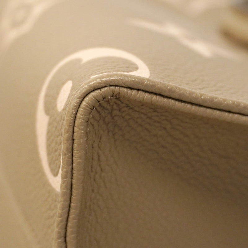 【6cc3186】ルイヴィトン ハンドバッグ モノグラム・アンプラント バイカラー オンザゴーPM M45779 トゥルトレール クレーム 2wayバッグ【中古】レディース