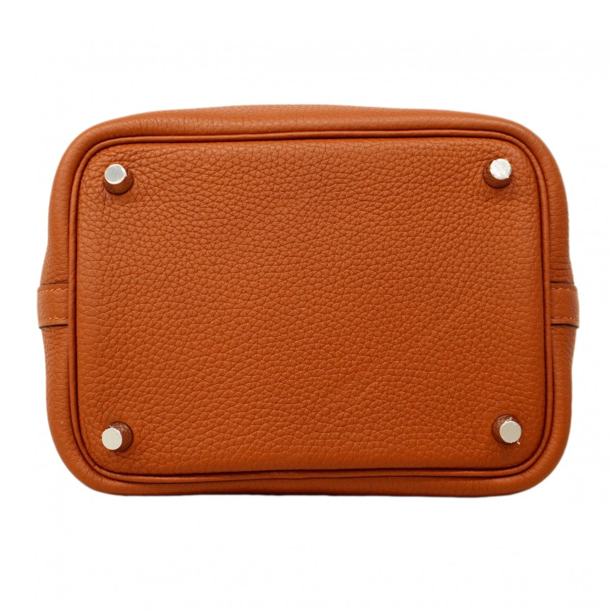 ★最終価格★SALE【6cc3194】エルメス ハンドバッグ ピコタンロックPMエクラ トリヨンクレマンス スイフト キュイーブル/カプシーヌ シルバー金具 U刻印【中古】レディース