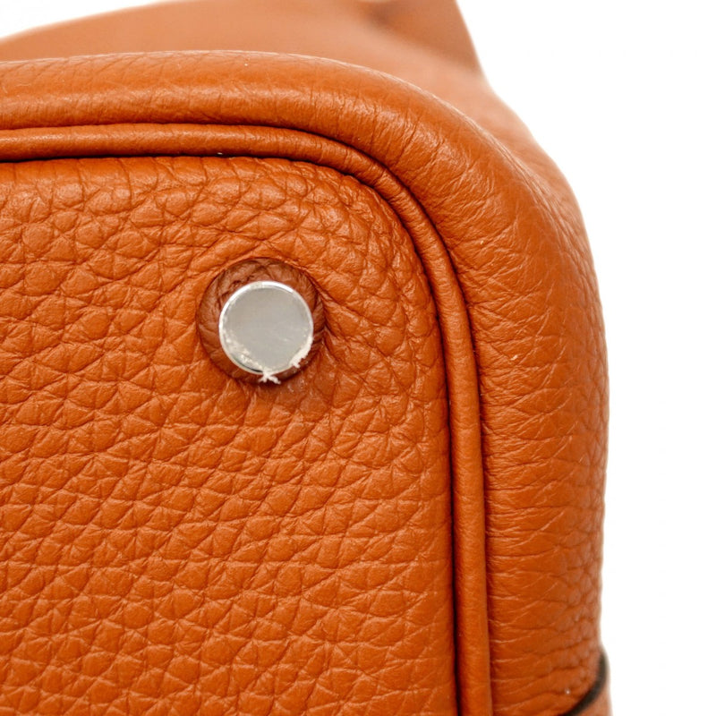 ★最終価格★SALE【6cc3194】エルメス ハンドバッグ ピコタンロックPMエクラ トリヨンクレマンス スイフト キュイーブル/カプシーヌ シルバー金具 U刻印【中古】レディース