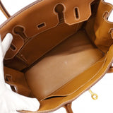 ★SALE【6cc3292-g】エルメス ハンドバッグ バーキン30 トリヨンノビーヨ ゴールド ゴールド金具 C刻印【中古】レディース