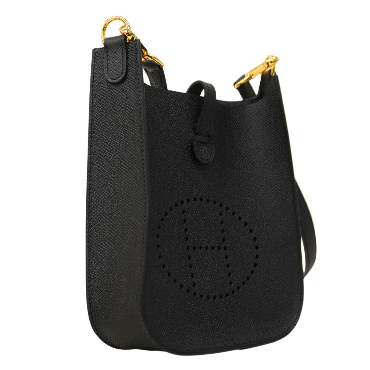 ★最終価格★SALE【6cc3296】エルメス ショルダーバッグ エヴリンTPM セリエ ヴォーエプソン ブラック ゴールド金具 K刻印【中古】レディース