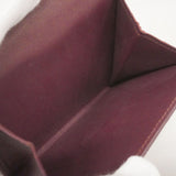 【6cc3319-k】ルイヴィトン 三つ折り財布 モノグラム・マット ポルトモネ ビエ カルトクレディ M65116 ヴィオレ【中古】レディース