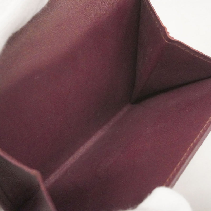 【6cc3319-k】ルイヴィトン 三つ折り財布 モノグラム・マット ポルトモネ ビエ カルトクレディ M65116 ヴィオレ【中古】レディース