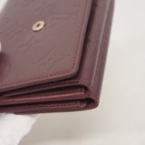【6cc3319-k】ルイヴィトン 三つ折り財布 モノグラム・マット ポルトモネ ビエ カルトクレディ M65116 ヴィオレ【中古】レディース