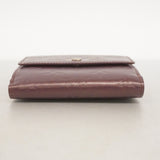 【6cc3319-k】ルイヴィトン 三つ折り財布 モノグラム・マット ポルトモネ ビエ カルトクレディ M65116 ヴィオレ【中古】レディース