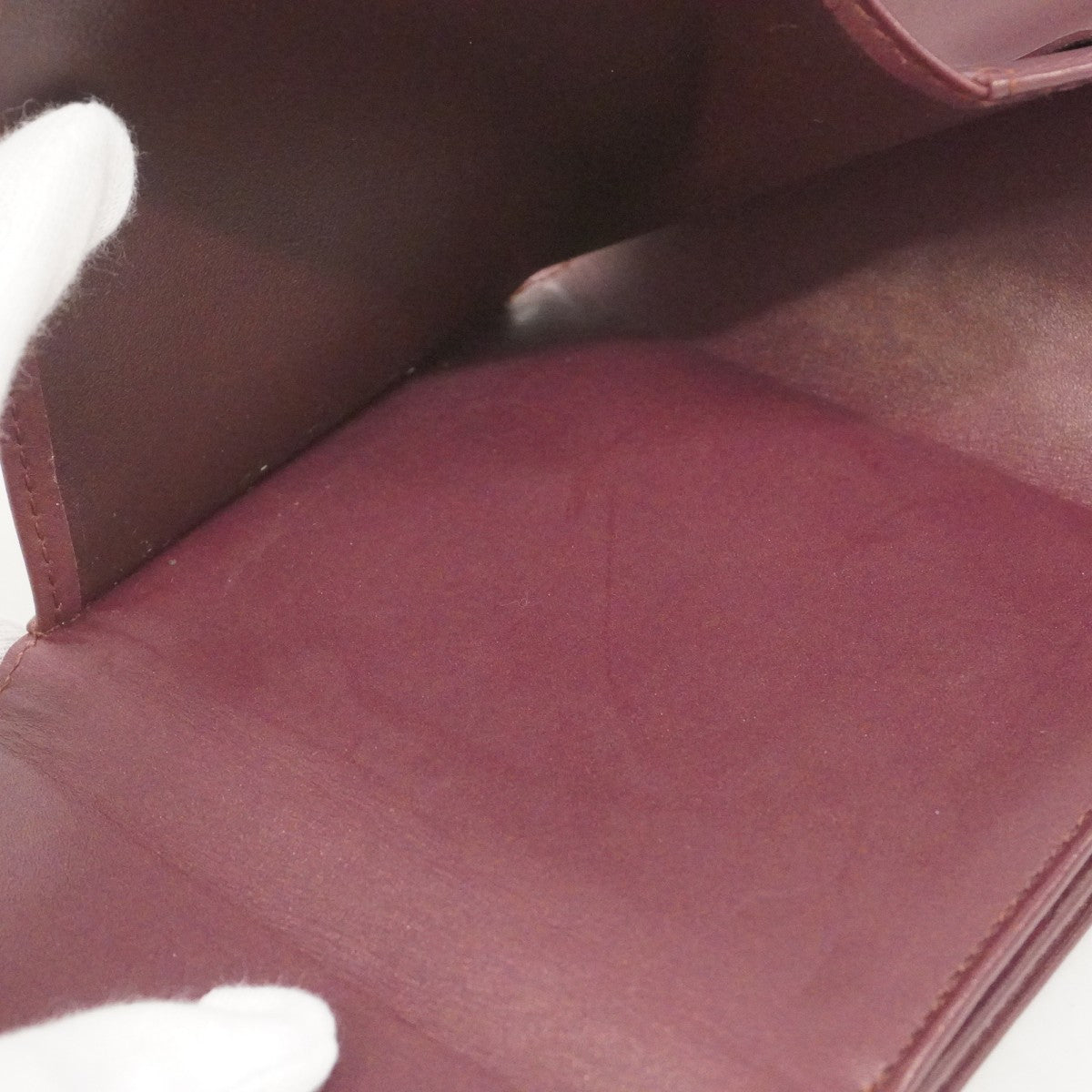 【6cc3319-k】ルイヴィトン 三つ折り財布 モノグラム・マット ポルトモネ ビエ カルトクレディ M65116 ヴィオレ【中古】レディース