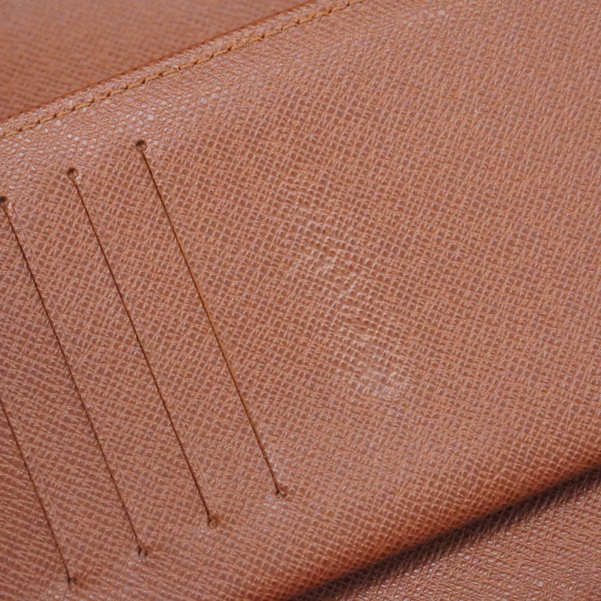 【6cc3397-k】ルイヴィトン 三つ折り財布 モノグラム ポルトフォイユアレクサンドラ M60047 ブラウン【中古】メンズ レディース ユニセックス