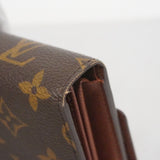 【6cc3397-k】ルイヴィトン 三つ折り財布 モノグラム ポルトフォイユアレクサンドラ M60047 ブラウン【中古】メンズ レディース ユニセックス