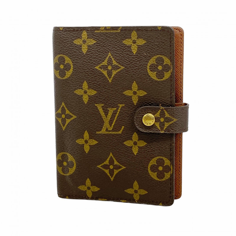 【6cc3423】ルイヴィトン 手帳カバー モノグラム アジェンダPM R20005 ブラウン【中古】メンズ レディース ユニセックス