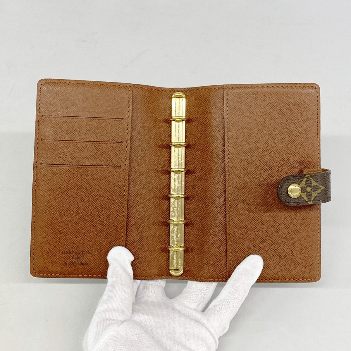 【6cc3423】ルイヴィトン 手帳カバー モノグラム アジェンダPM R20005 ブラウン【中古】メンズ レディース ユニセックス