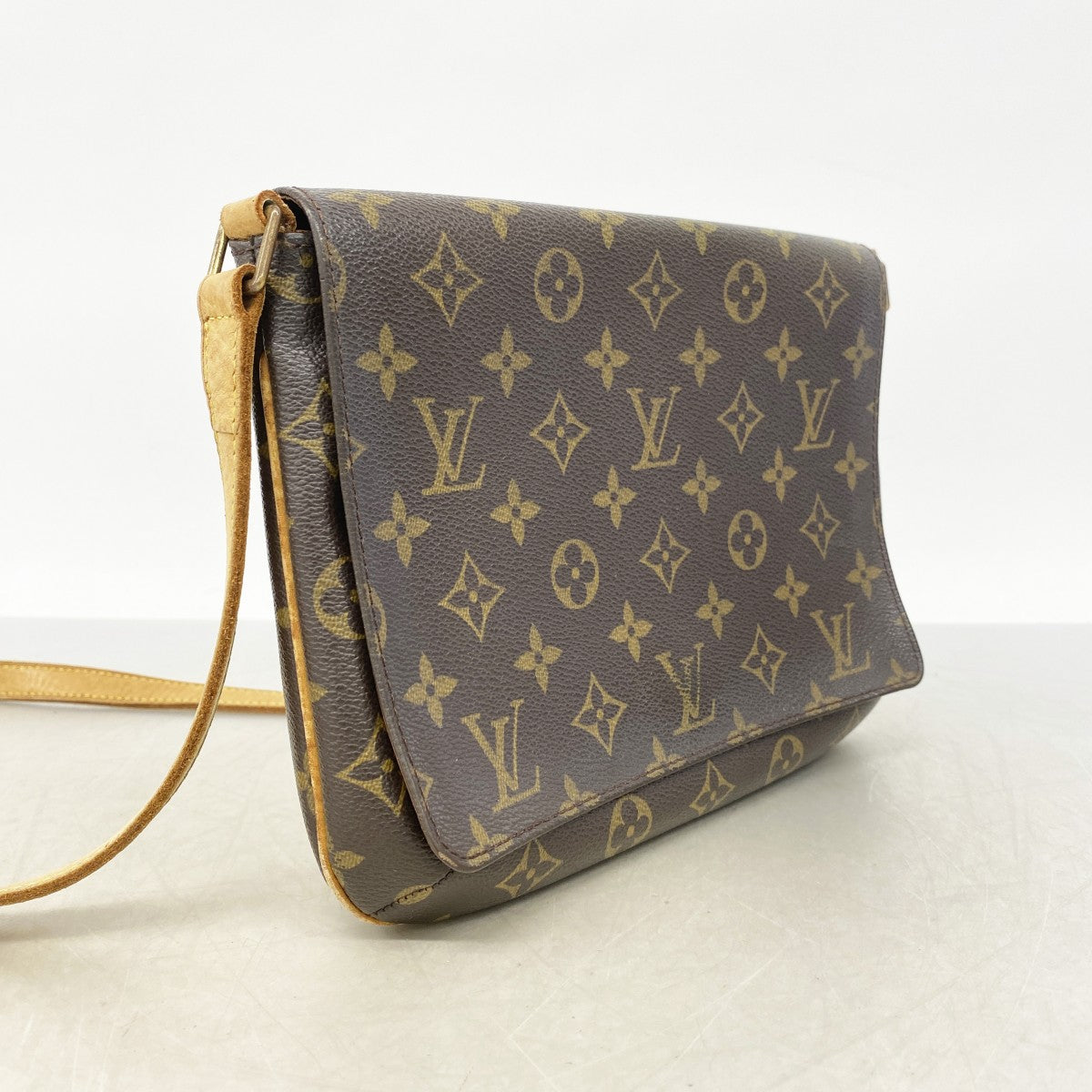 【6cc3442】ルイヴィトン ショルダーバッグ モノグラム ミュゼットタンゴロングストラップ M51388 ブラウン【中古】レディース