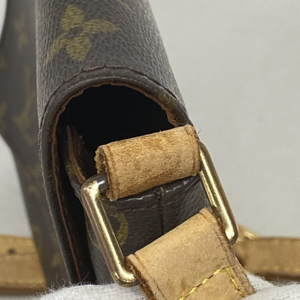 【6cc3442】ルイヴィトン ショルダーバッグ モノグラム ミュゼットタンゴロングストラップ M51388 ブラウン【中古】レディース