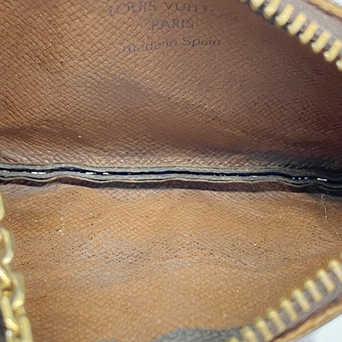 【6cc3523-k】ルイヴィトン コインケース モノグラム ポシェットクレ M62650 ブラウン【中古】メンズ レディース ユニセックス