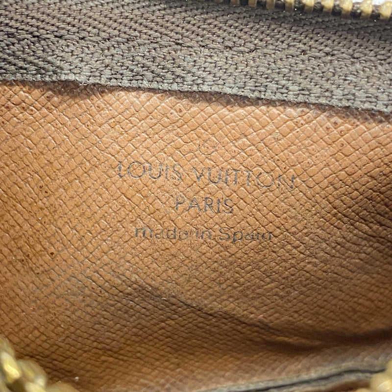 【6cc3523-k】ルイヴィトン コインケース モノグラム ポシェットクレ M62650 ブラウン【中古】メンズ レディース ユニセックス