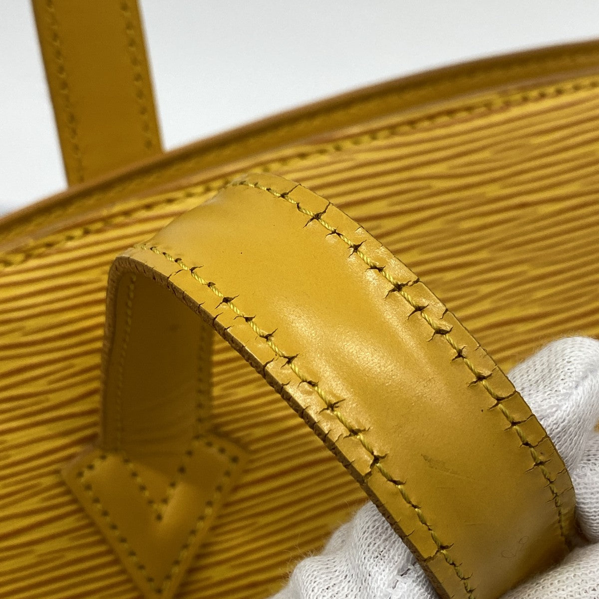 ★在庫処分★最終価格【6cc3527】ルイヴィトン ハンドバッグ エピ サンジャック M52279 タッシリイエロー【中古】レディース