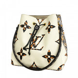 ★最終価格【6cc3543-k】ルイヴィトン ショルダーバッグ モノグラム･ジャングル ネオノエ M44679 ホワイト ブラック イヴォワール【中古】レディース