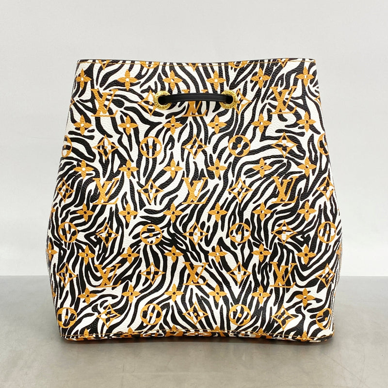 ★最終価格【6cc3543-k】ルイヴィトン ショルダーバッグ モノグラム･ジャングル ネオノエ M44679 ホワイト ブラック イヴォワール【中古】レディース