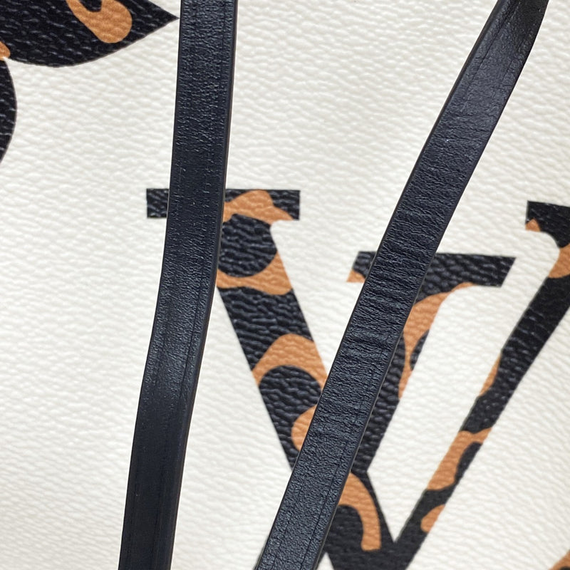 ★最終価格【6cc3543-k】ルイヴィトン ショルダーバッグ モノグラム･ジャングル ネオノエ M44679 ホワイト ブラック イヴォワール【中古】レディース