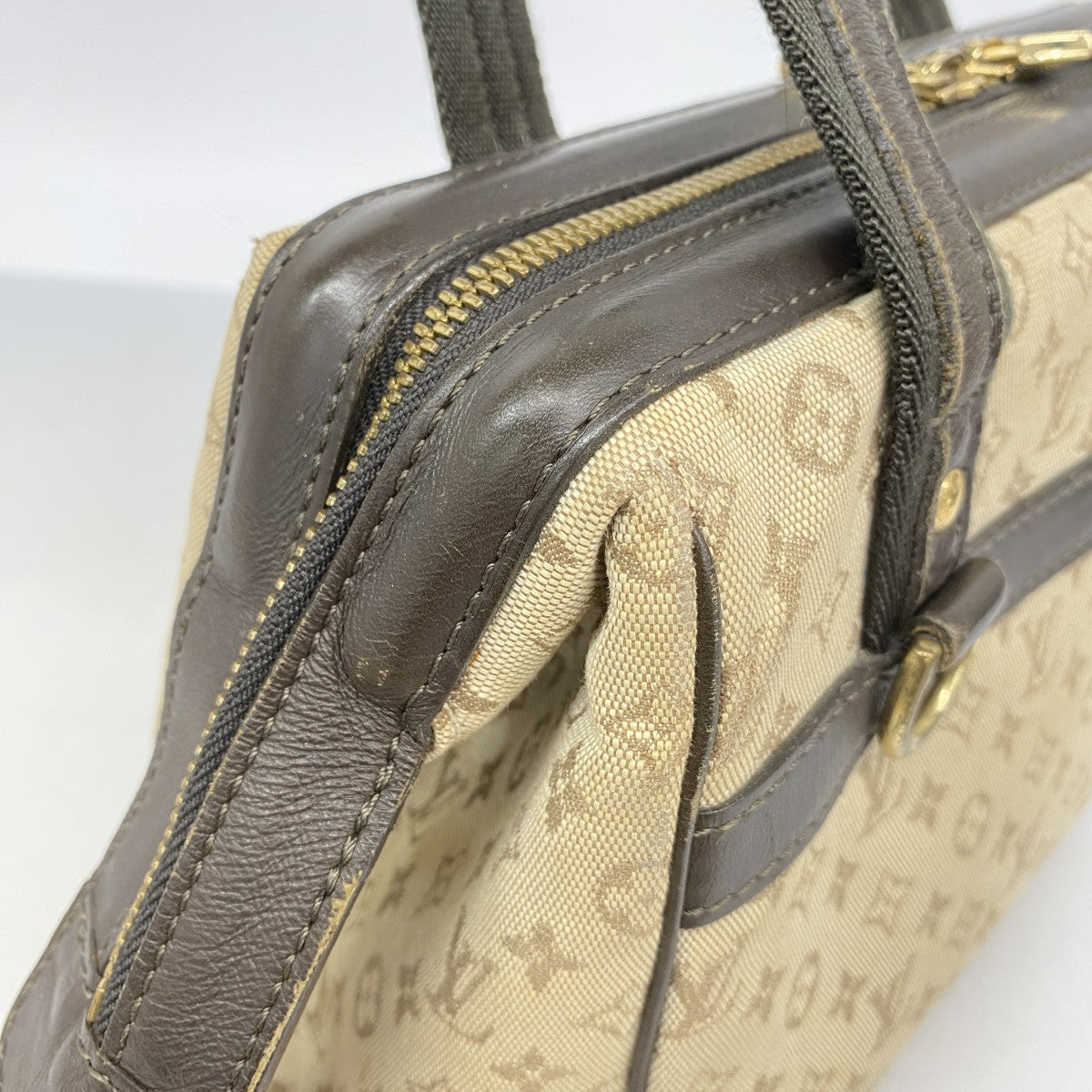 ★最終価格【6cc3560】ルイヴィトン ハンドバッグ モノグラム・ミニ ジョセフィーヌPM M92215 カーキ【中古】レディース