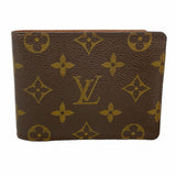【6cc3563】ルイヴィトン 札入れ モノグラム ポルトフォイユミュルティプル M60895 ブラウン【中古】メンズ レディース ユニセックス