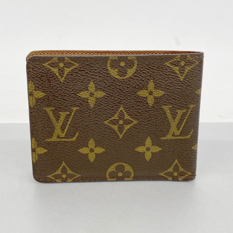 【6cc3563】ルイヴィトン 札入れ モノグラム ポルトフォイユミュルティプル M60895 ブラウン【中古】メンズ レディース ユニセックス