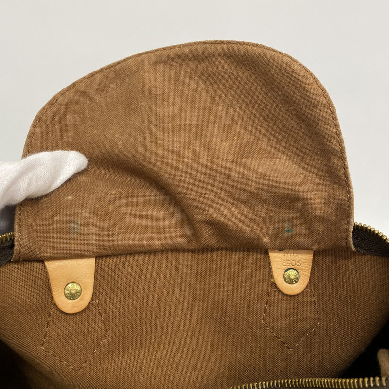 【6cc3601】ルイヴィトン ハンドバッグ モノグラム スピーディ35 M41107 ブラウン【中古】レディース