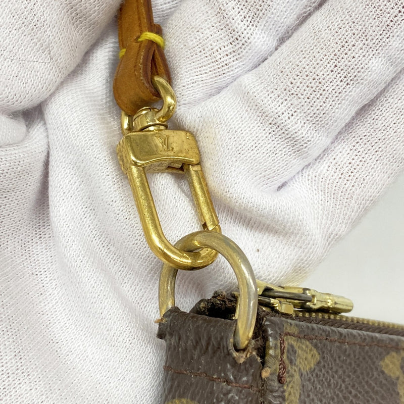 【6cc3605】ルイヴィトン ポーチ モノグラム ポシェットアクセソワール M51980 ブラウン【中古】レディース