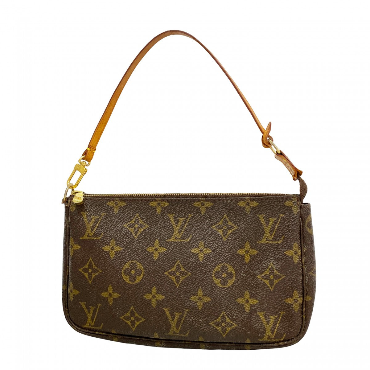 【6cc3605】ルイヴィトン ポーチ モノグラム ポシェットアクセソワール M51980 ブラウン【中古】レディース
