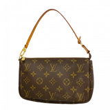 【6cc3605】ルイヴィトン ポーチ モノグラム ポシェットアクセソワール M51980 ブラウン【中古】レディース