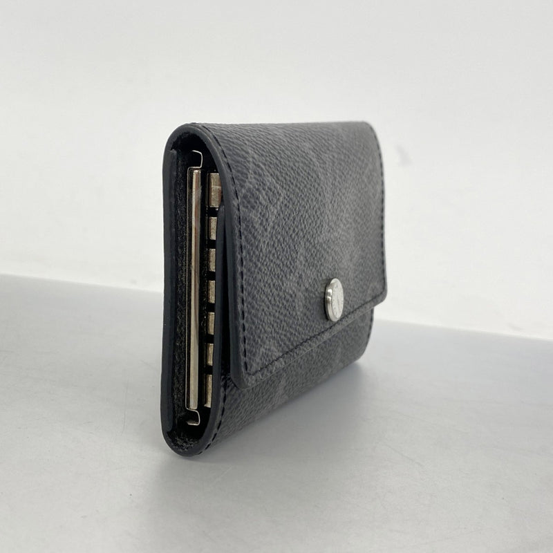 【6cc3652-k】ルイヴィトン キーケース モノグラム・エクリプス ミュルティクレ6 M82603 ブラック【中古】メンズ