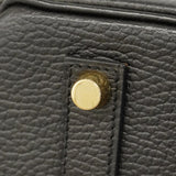 ★在庫処分★最終価格★SALE【6cc3710】エルメス ハンドバッグ バーキン35 アルデンヌ ブラック ゴールド金具 □C刻印【中古】レディース