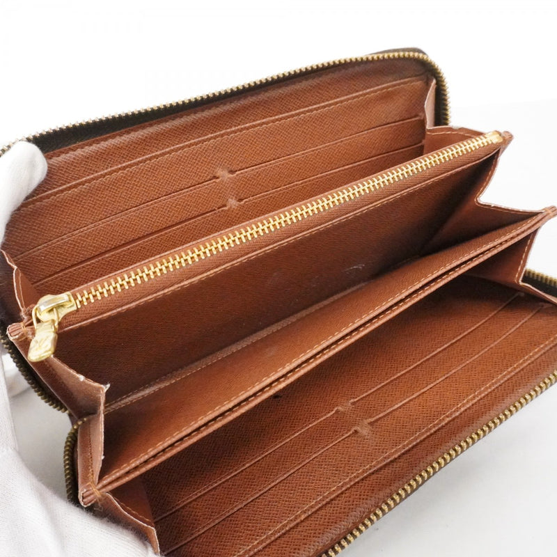 【6cc3784】ルイヴィトン 長財布 モノグラム ジッピーウォレット M60017 ブラウン【中古】メンズ レディース ユニセックス