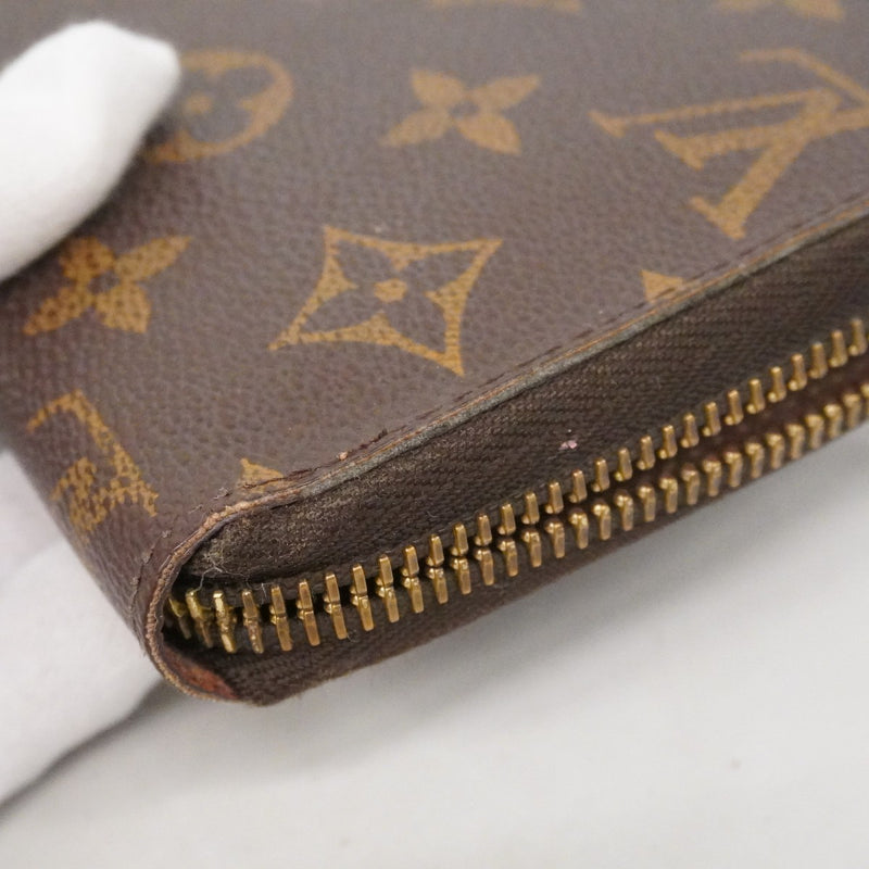 【6cc3784】ルイヴィトン 長財布 モノグラム ジッピーウォレット M60017 ブラウン【中古】メンズ レディース ユニセックス