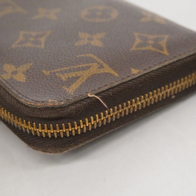 【6cc3784】ルイヴィトン 長財布 モノグラム ジッピーウォレット M60017 ブラウン【中古】メンズ レディース ユニセックス