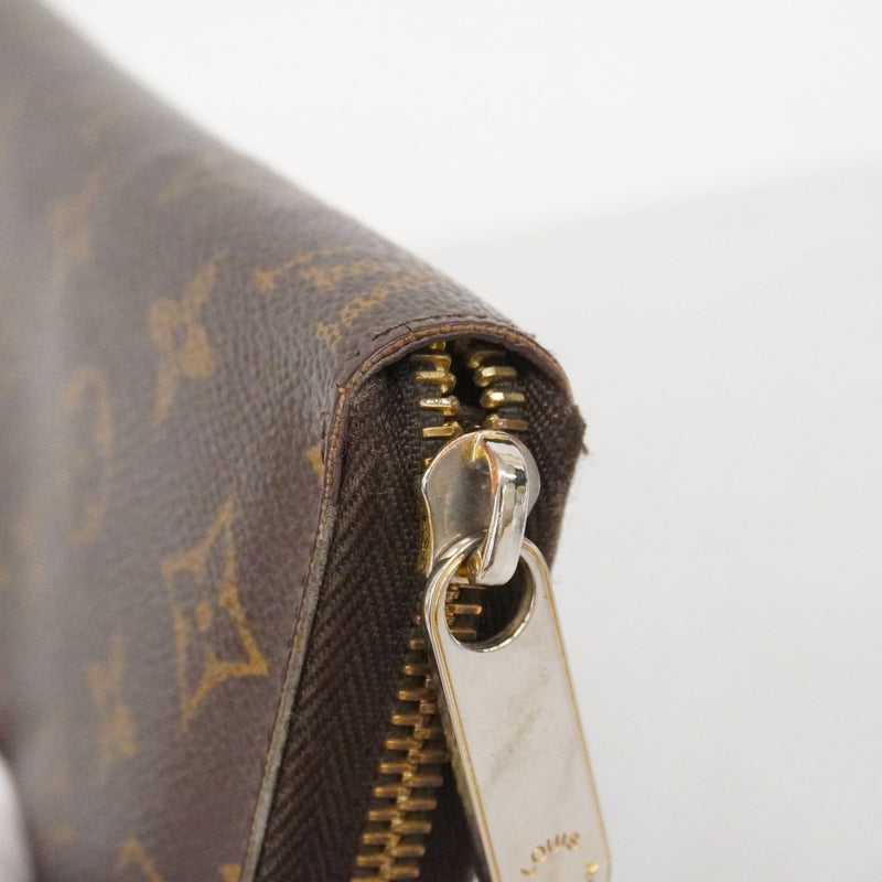 【6cc3784】ルイヴィトン 長財布 モノグラム ジッピーウォレット M60017 ブラウン【中古】メンズ レディース ユニセックス