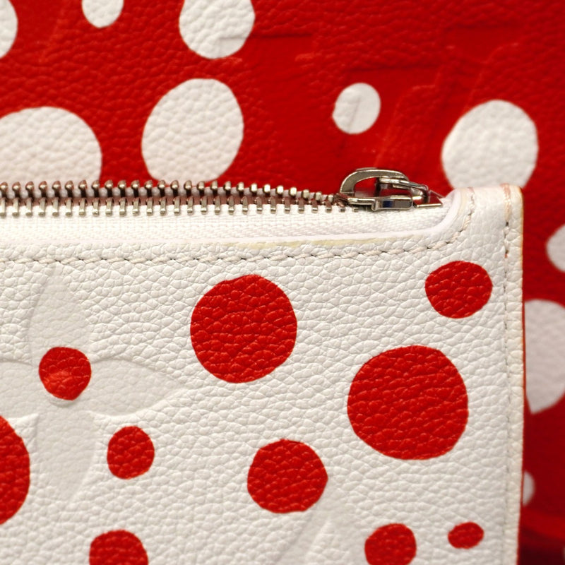 ★最終価格★SALE【6cc3789】ルイヴィトン トートバッグ モノグラム・アンプラント インフィニティ ネヴァーフルMM M46422 ルージュブロン 草間彌生【中古】レディース