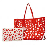 ★最終価格★SALE【6cc3789】ルイヴィトン トートバッグ モノグラム・アンプラント インフィニティ ネヴァーフルMM M46422 ルージュブロン 草間彌生【中古】レディース