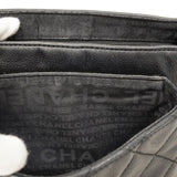 【6cc3839-k】シャネル ショルダーバッグ 2.55/マトラッセ チェーンショルダー キャビアスキン ブラック シルバー金具【中古】レディース