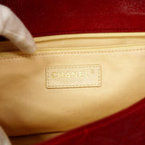 【6cc3840-k】シャネル ショルダーバッグ マトラッセ Wチェーン レザー レッド ゴールド金具【中古】レディース