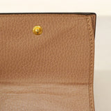 【6cc3842-k】グッチ 財布 GGマーモント/GGスプリーム 598587 レザー PVC ブラウン ゴールド金具【中古】