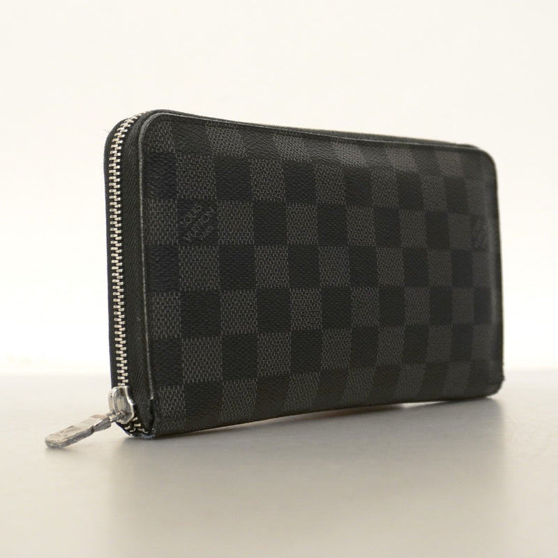 【6cc3844-k】ルイヴィトン 長財布 ダミエ ジッピ-オーガナイザーNM N60111 ブラック【中古】メンズ